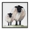 Stupell Industries Sheep And Lamb Portrait Framed Giclee, design by Michele Norman